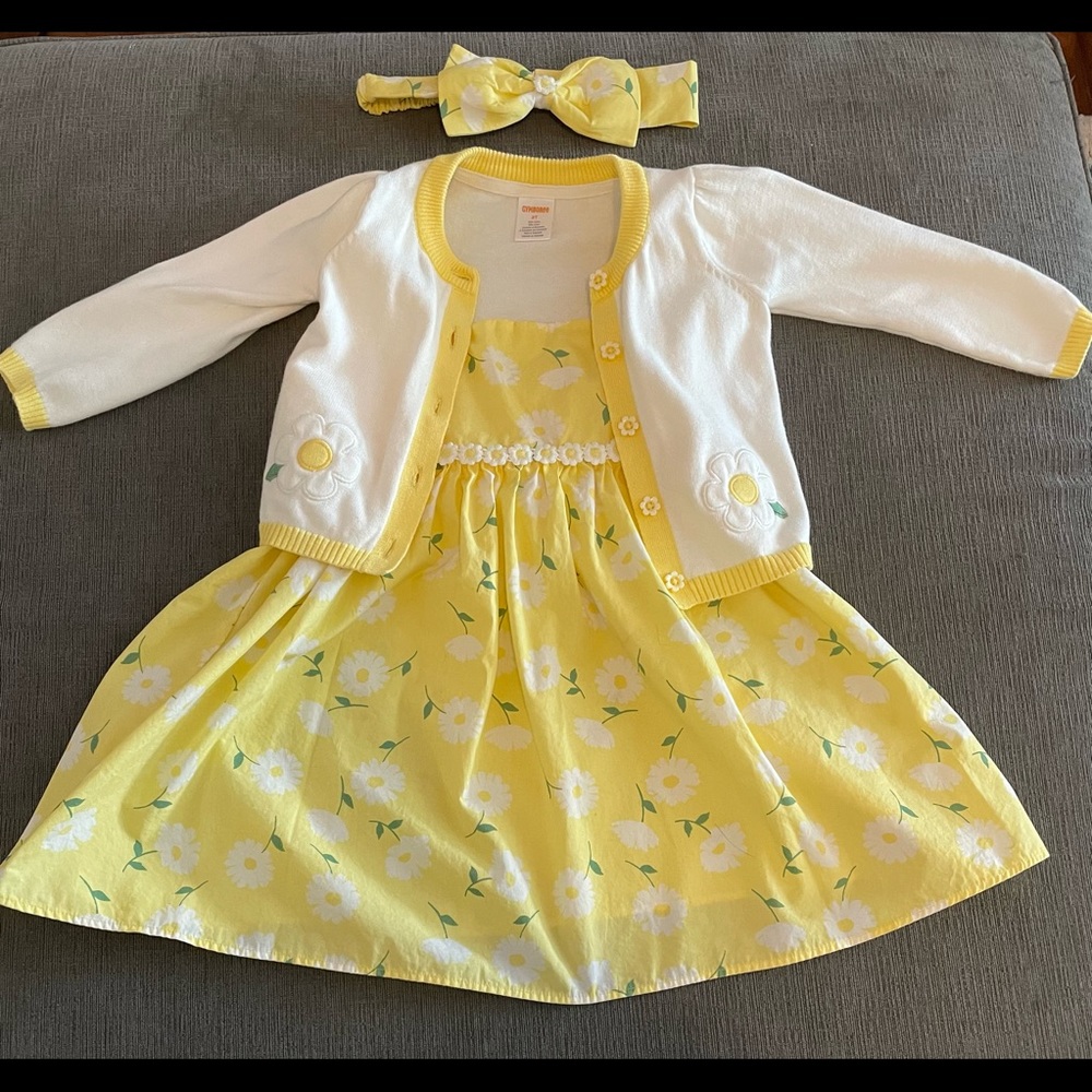 Gymboree Daisy Dress Outfit Matching Set Size 2T